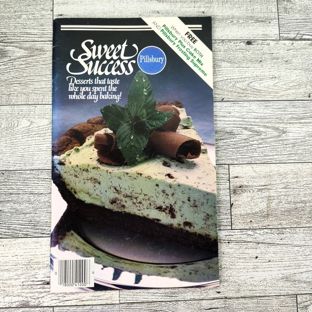 Sweet Success Desserts‎ Pillsbury 1980 Cookbook Booklet Vintage Recipes